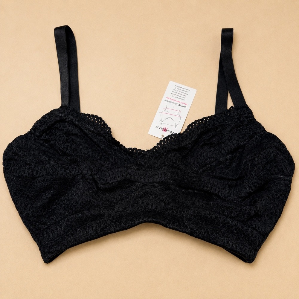 Cosabella‎ Dolce Curvy Bralette Black - Size XS / NWT